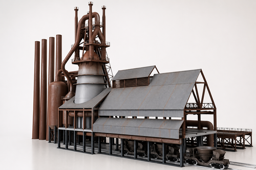 Choose Your HO Scale Blast Furnace & Get a FREE Refinery Kit | Limited Pre-Launch Bundle (1:87)