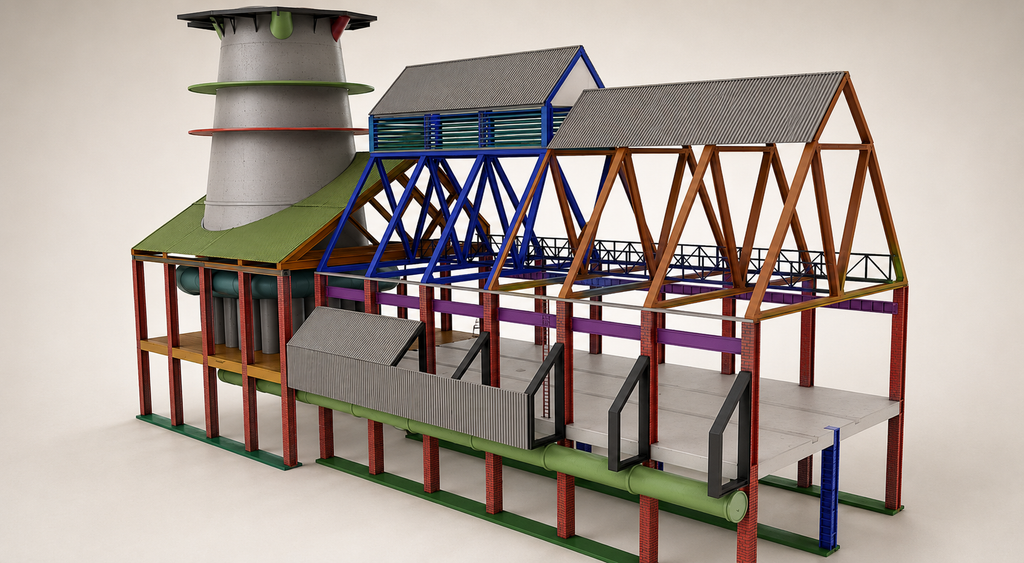 Choose Your HO Scale Blast Furnace & Get a FREE Refinery Kit | Limited Pre-Launch Bundle (1:87)